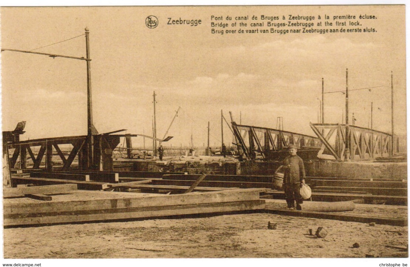 Zeebrugge, Brug Over De Vaart Van Brugge Naar Zeebrugge Aan De Eerste Sluis (pk35275) - Zeebrugge