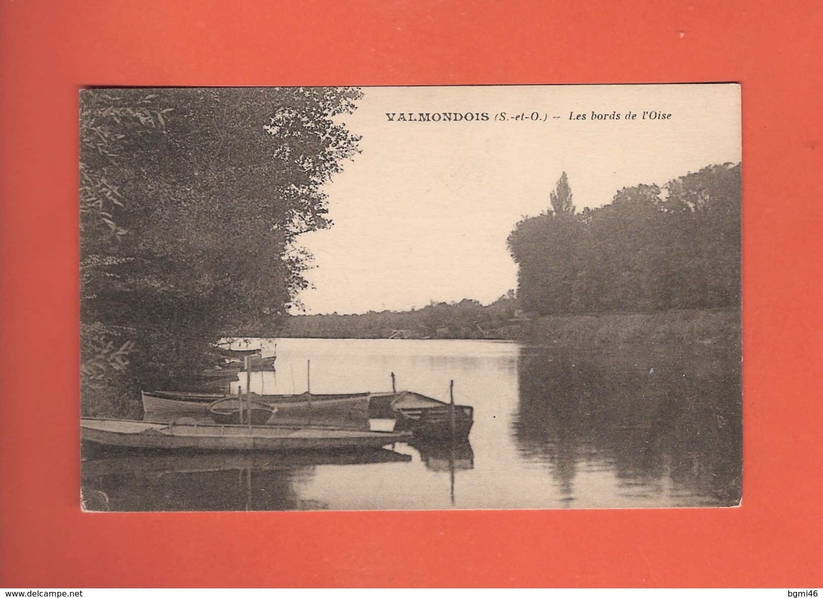 * CPA..95..VALMONDOIS  :  Les Bords De L' Oise  : Voir 2 Scans - Valmondois