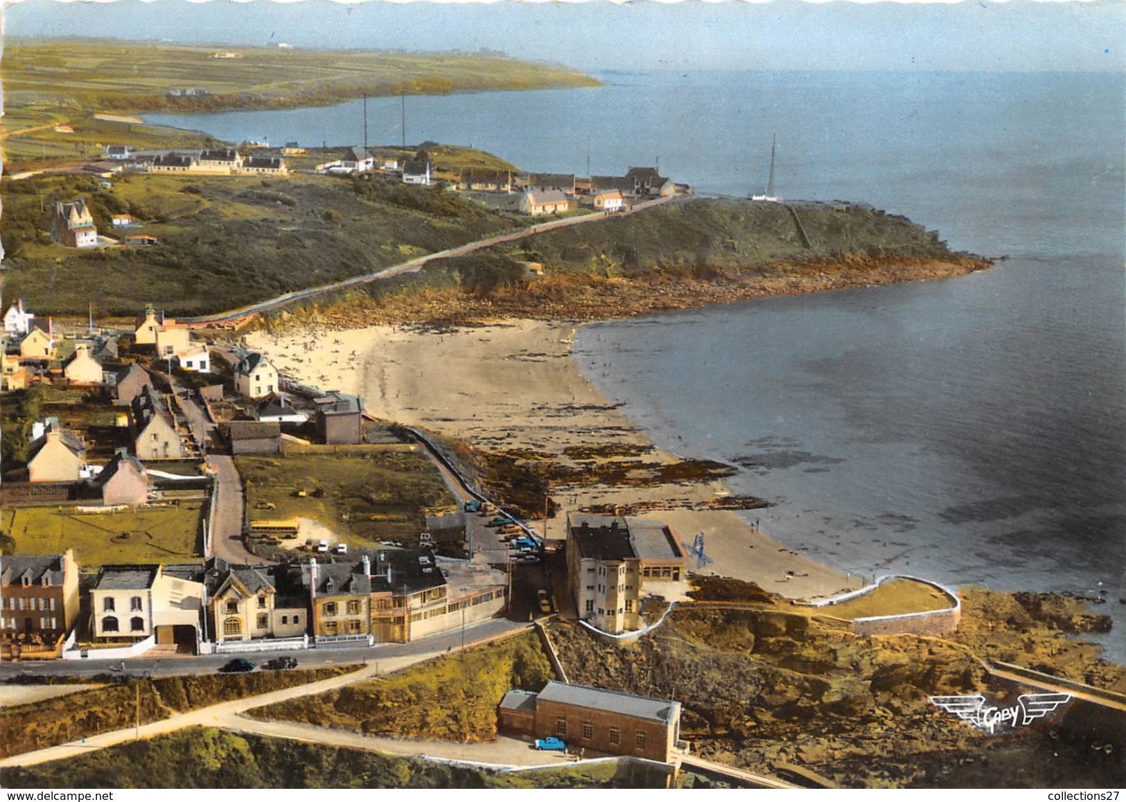 29-LE CONQUET- POINTE DES RENARDS, CENTRE RADIO MARITUME, ET PLAGE DE PORTEZ , HÔTEL SAINTE BARBE - Le Conquet