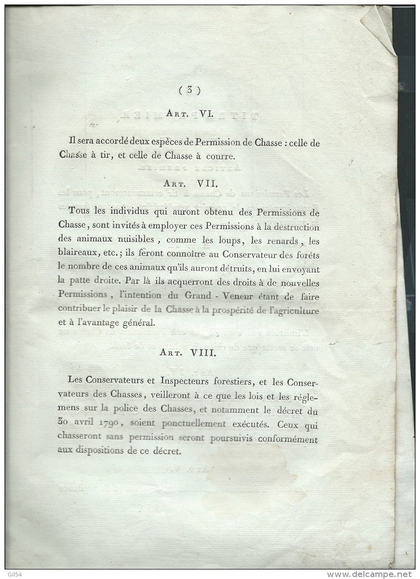 nomination par marechal bertiev de mr herbout comme lieutenant de louveterie ( dpt nord) on joint lire detail