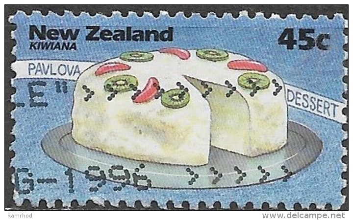 NEW ZEALAND 1994 New Zealand Life - 45c. - Pavlova Dessert  FU - Used Stamps