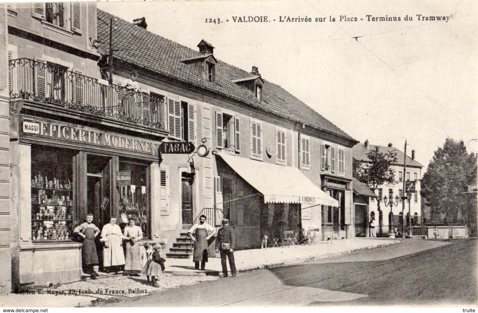 VALDOIE L'ARRIVEE SUR LA PLACE TERMINUS DU TRAMWAY - Valdoie