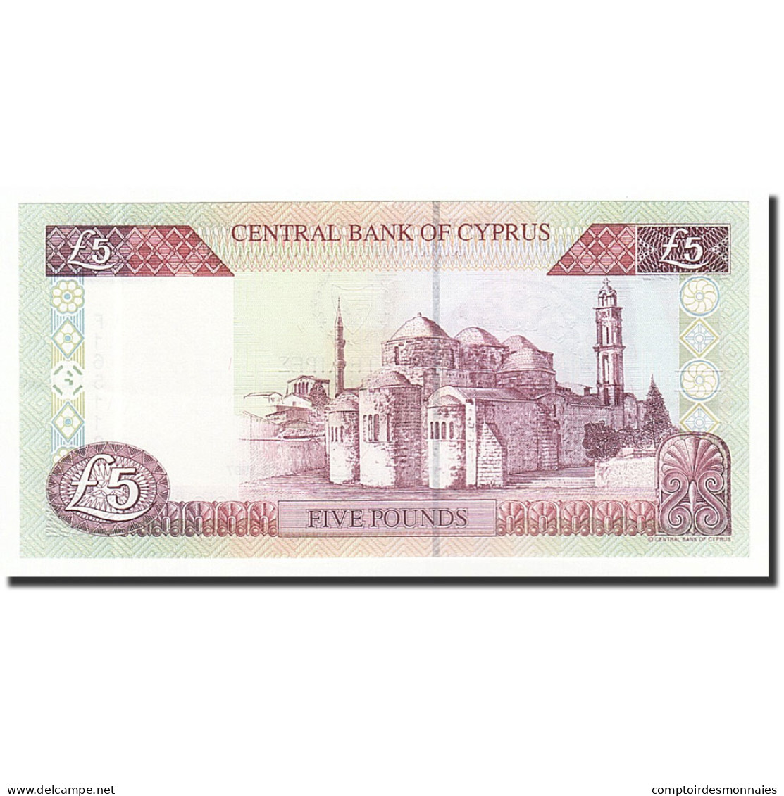 Billet, Chypre, 5 Pounds, 1997-02-01, KM:58, NEUF - Chypre