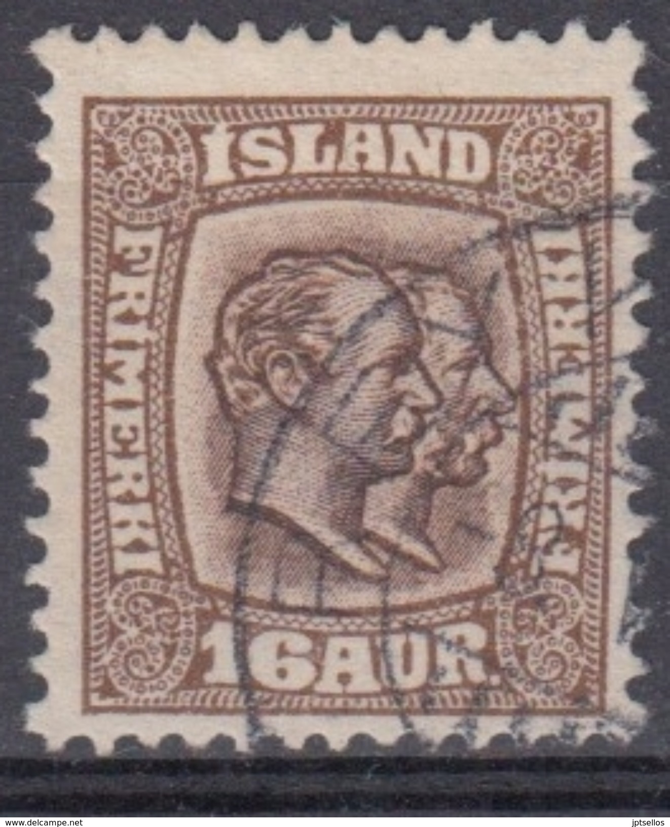 ISLANDIA 1907/1908 Nº 54 USADO - Usados