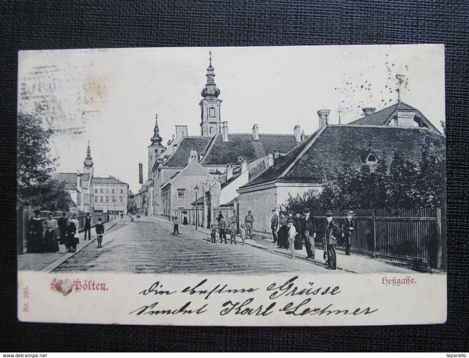 AK ST.PÖLTEN Hessgasse 1900  /// D*24800 - St. Pölten