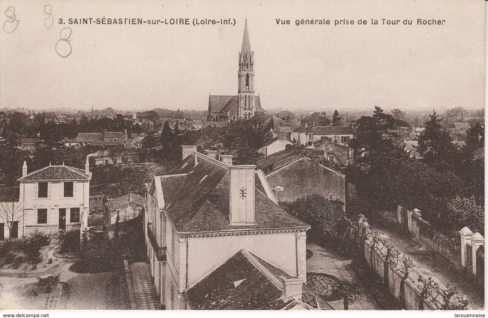 44 - SAINT SEBASTIEN SUR LOIRE - Vue Générale Prise De La Tour Du Rocher - Saint-Sébastien-sur-Loire