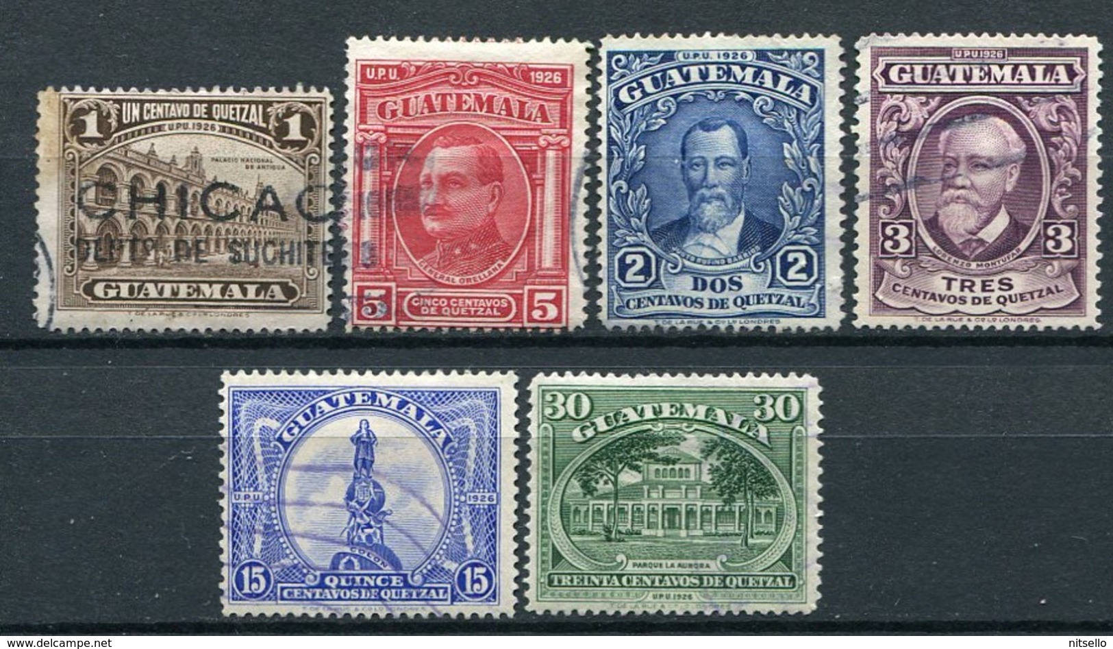 LOTE 1837 ///  (C055) GUATEMALA      YVERT Nº: 220/9 - Guatemala