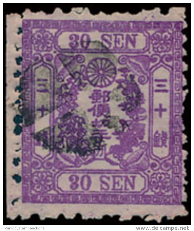 N&deg; 34 '1875 Cherry Blossom 30 S Violet' - Andere & Zonder Classificatie