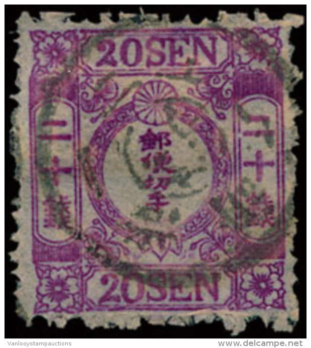 N&deg; 14 '1872 Cherry Blossom 20 S Violet', - Andere & Zonder Classificatie