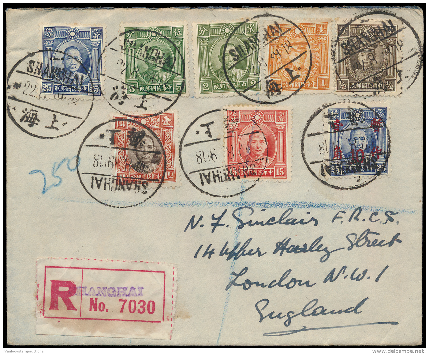 1939, Attractive Registered Cover From S - Andere & Zonder Classificatie