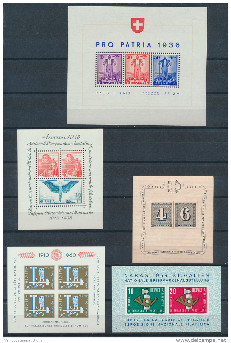 1938/1960, BF 2, 4, 9, 16 En 17, 5 Blokk - Collections