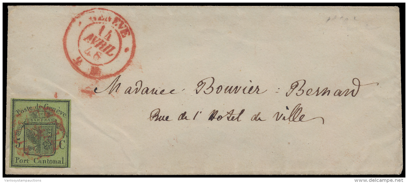 1848, Canton Gen&egrave;ve Zumst N&deg; 6 (Mi N&deg; 4) - Andere & Zonder Classificatie