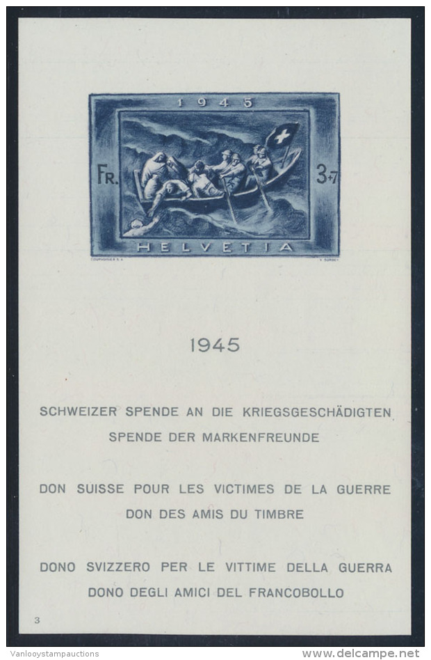 BF 11 'Schweizer Spende', Zm (Yv &euro; 200) - Andere & Zonder Classificatie