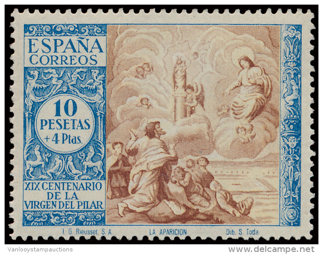 N&deg; 691/704 'Virgen Del Pilar', Zm (Yv &euro; - Andere & Zonder Classificatie