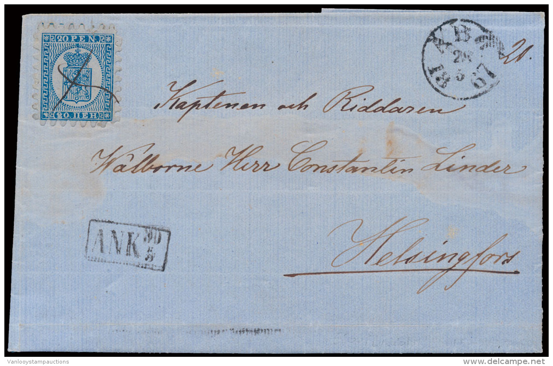 1867, Brief Van Abo Naar Helsingfors Met - Andere & Zonder Classificatie