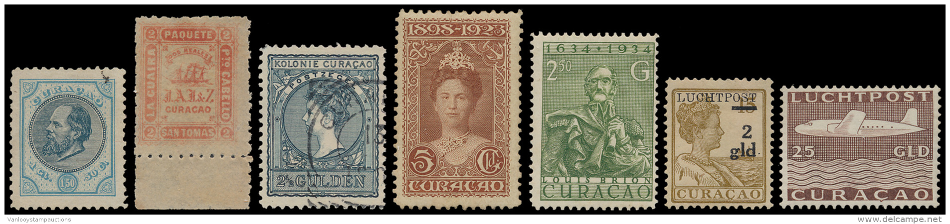 1873/1949, Cura&ccedil;ao Verzameling In Instee - Andere & Zonder Classificatie