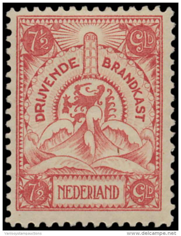 BK 1/7 'Brandkastzegels' Prachtig (NVPH - Autres & Non Classés