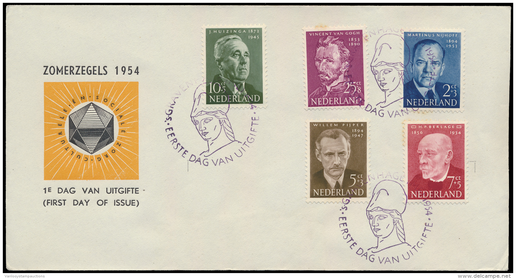 1952/1961, 16 FDC's Met Adres W.o. E 7, - Autres & Non Classés