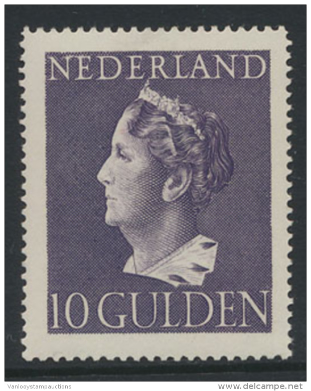 N&deg; 349 '1946 Wilhelmina 10 Gld Paars', Z - Andere & Zonder Classificatie