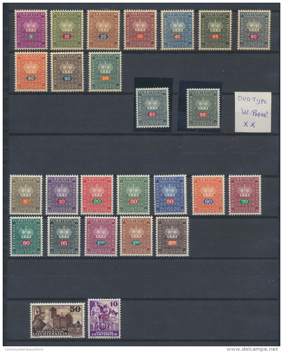 1937/1969, Samenstelling Dienstzegels, Z - Andere & Zonder Classificatie