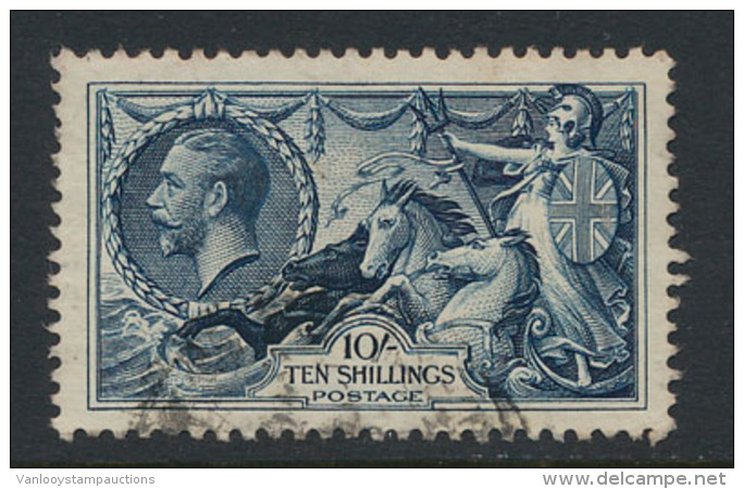 N&deg; 452 '1934 Seahorse Re-engraved 10 Sh - Andere & Zonder Classificatie