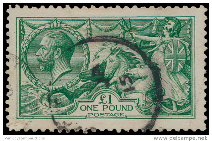 N&deg; 403 '1913 Sea-horse One Pound Green' - Andere & Zonder Classificatie