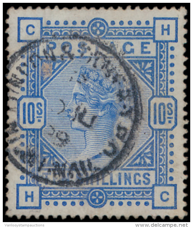 N&deg; 183 '1883 Victoria 10 Sh Ultramarine' - Other & Unclassified