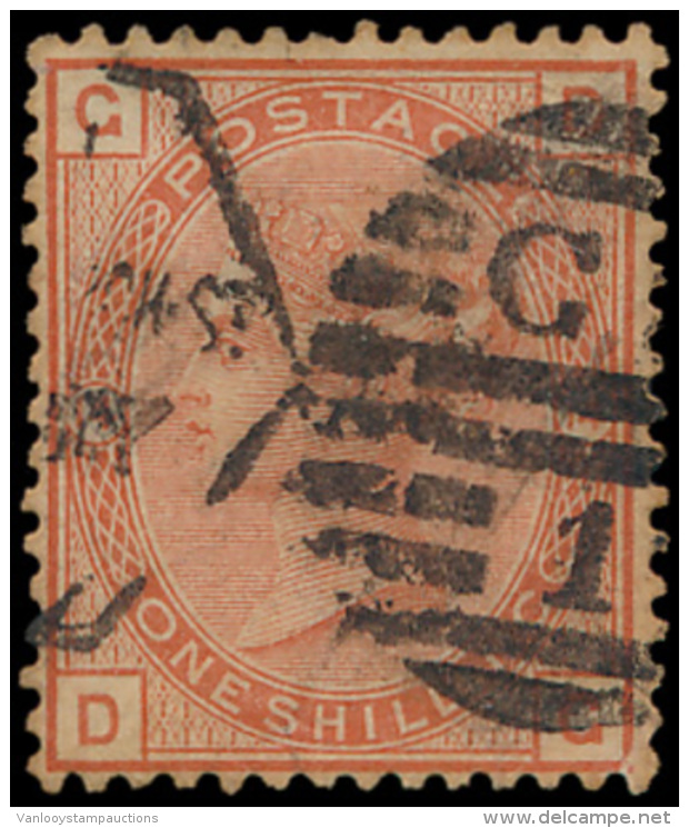 N&deg; 163 '1881, 1 Sh Orange-brown, Pl 14' - Andere & Zonder Classificatie