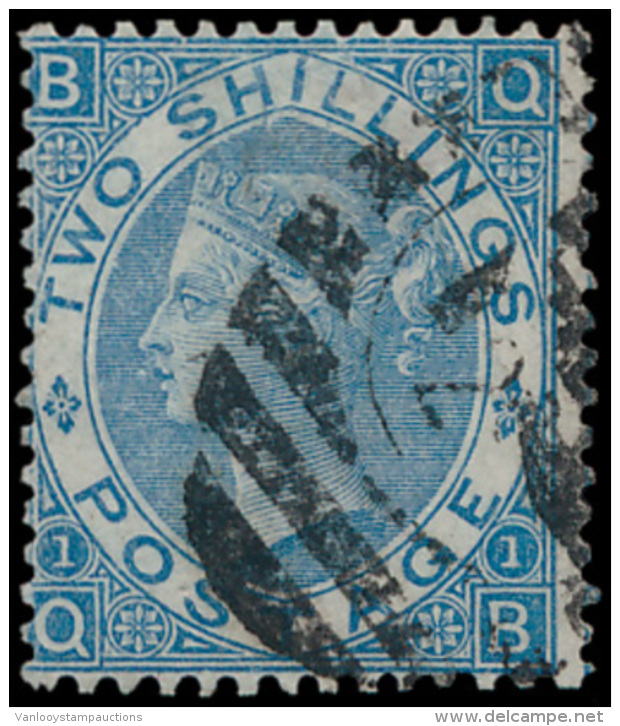 N&deg; 119 '1867, 2 Sh Blue', Zm (SG &pound; 175) - Andere & Zonder Classificatie