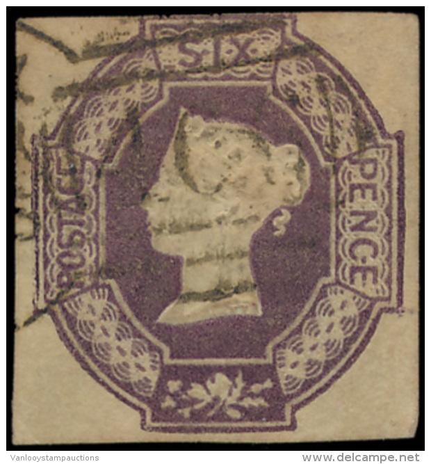 N&deg; 59 '1854 Embossed 6d Dull Lilac' Nipt - Andere & Zonder Classificatie
