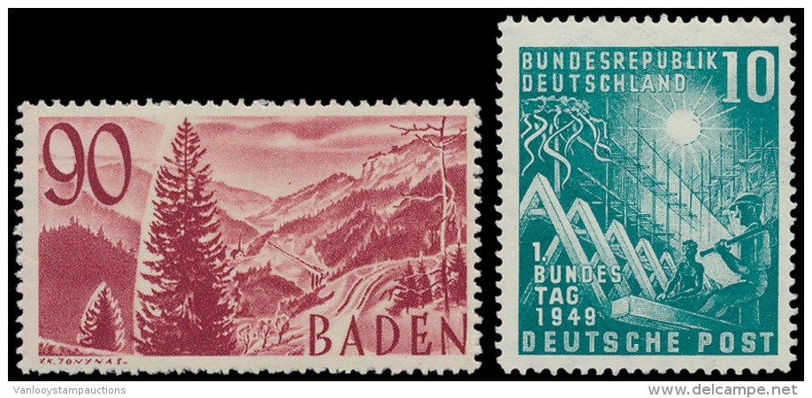 1946/1974, Berlijn, Bizone, Bund, Baden, - Andere & Zonder Classificatie