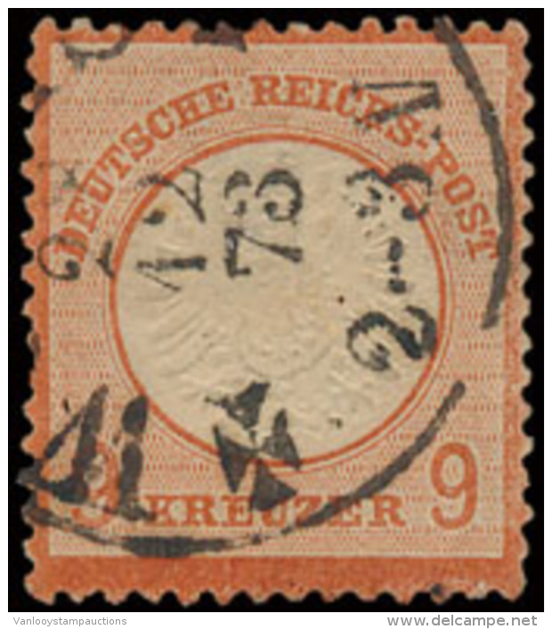 N&deg; 27 '1872, 9 Kr Bruinoranje' Zm (Mi &euro; - Andere & Zonder Classificatie