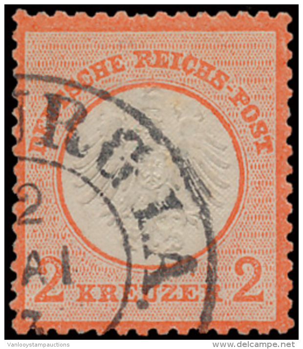 N&deg; 8 '1872, 2 Kr Roodoranje', Zm (Mi &euro; 4 - Andere & Zonder Classificatie