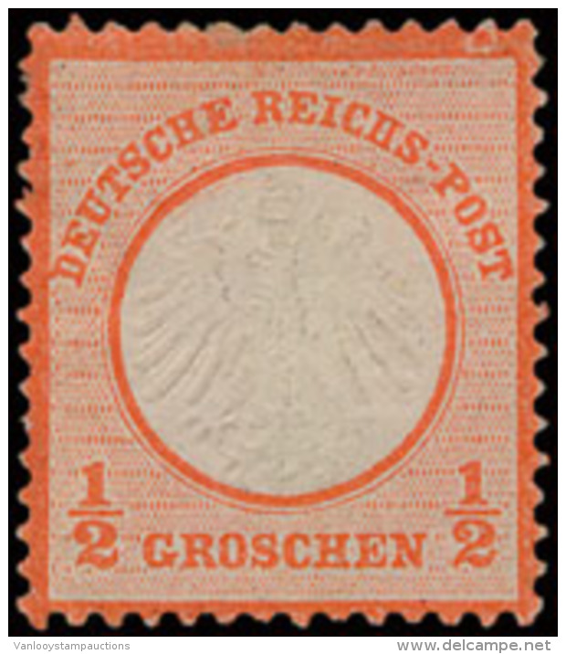 N&deg; 3 '1872, 1/2 Gr Dieporanje Mit Kleine - Andere & Zonder Classificatie