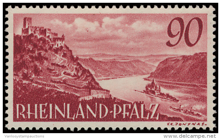Rheinland Pfalz N&deg; 32/41, Zm (Mi &euro; 150) - Autres & Non Classés