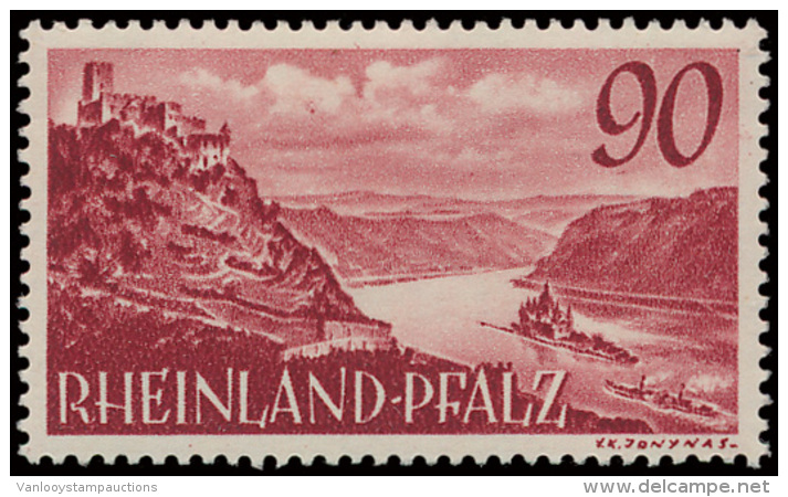 Rheinland Pfalz N&deg; 32/41, Zm (Mi &euro; 150) - Andere & Zonder Classificatie