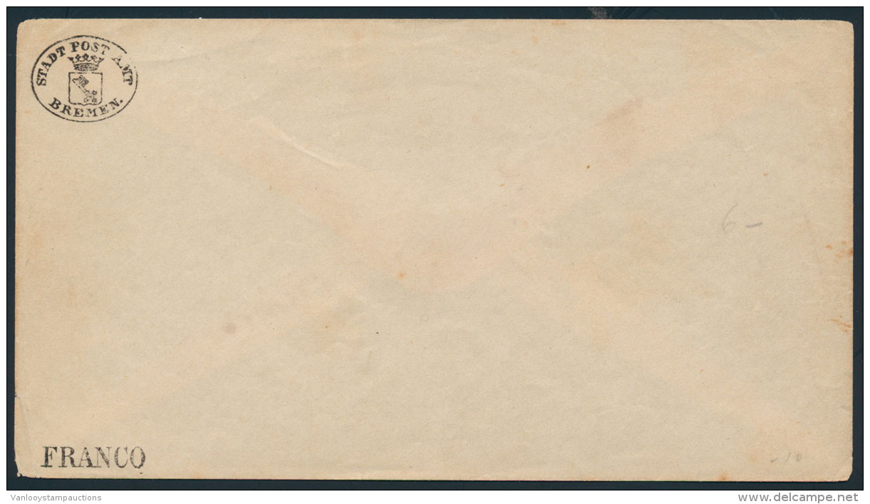 1860, Ongebruikte Envelop (Mi SU 4), M. - Andere & Zonder Classificatie