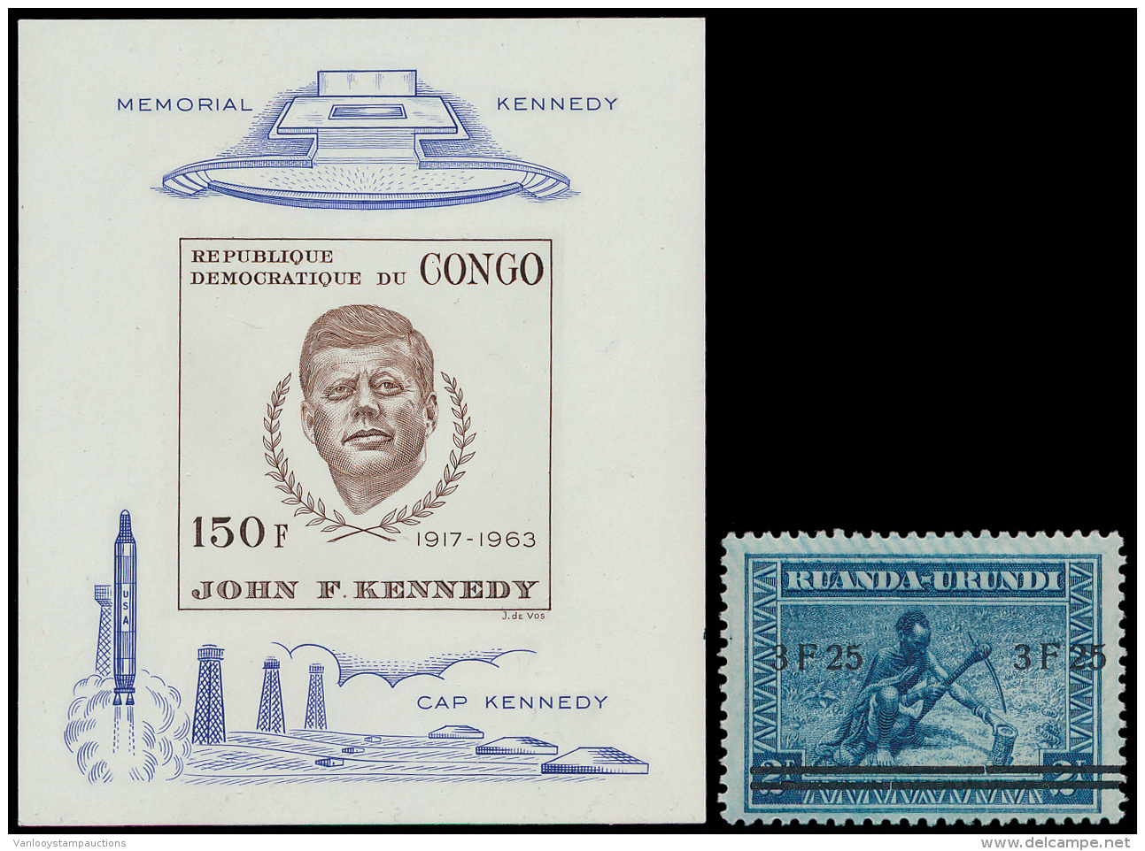 1886/1980, Belg Congo, Ruanda Urundi, Ka - Verzamelingen