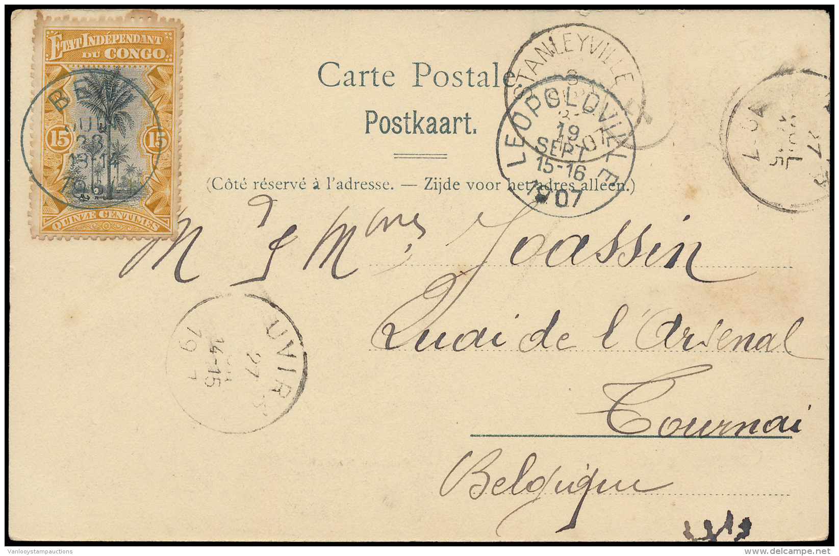 1907, BENI (type Keach 1.1) Stempel Op N - Andere & Zonder Classificatie