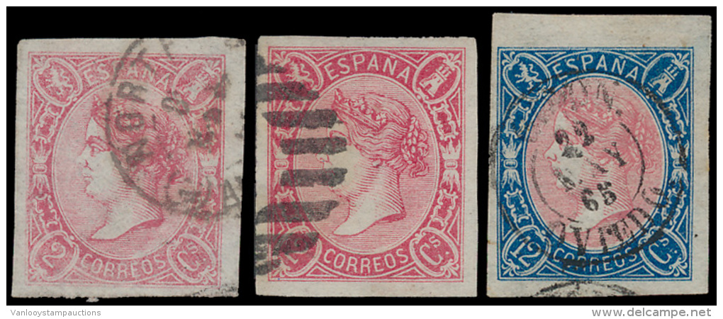 1860/1865, Zeer Mooie Selectie 15 Uitgez - Used Stamps