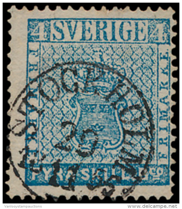 N&deg; 2 '4 Sk Bco Blauw' Met Prachtige Cent - Gebruikt