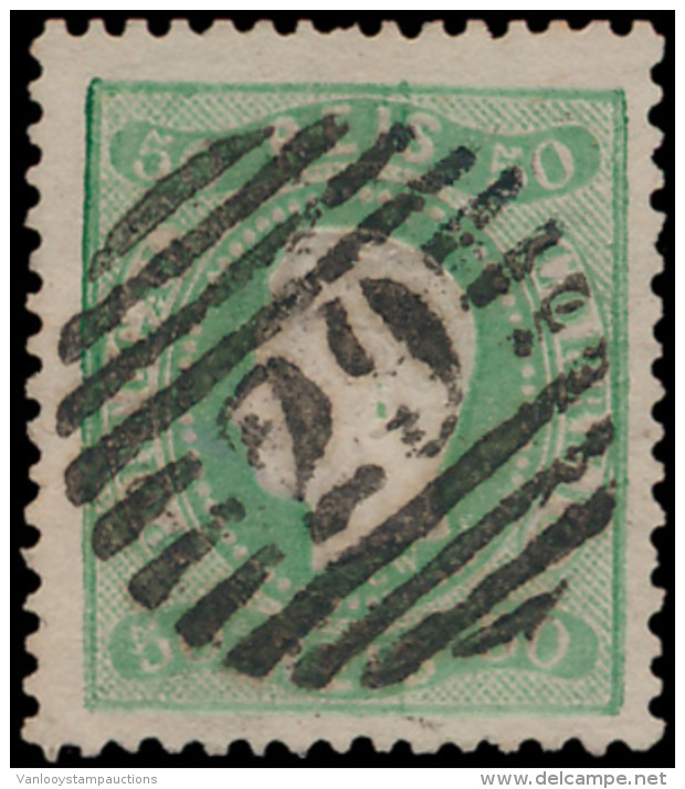 N&deg; 30 'Louis I 50R Groen' Prachtige Cent - Used Stamps