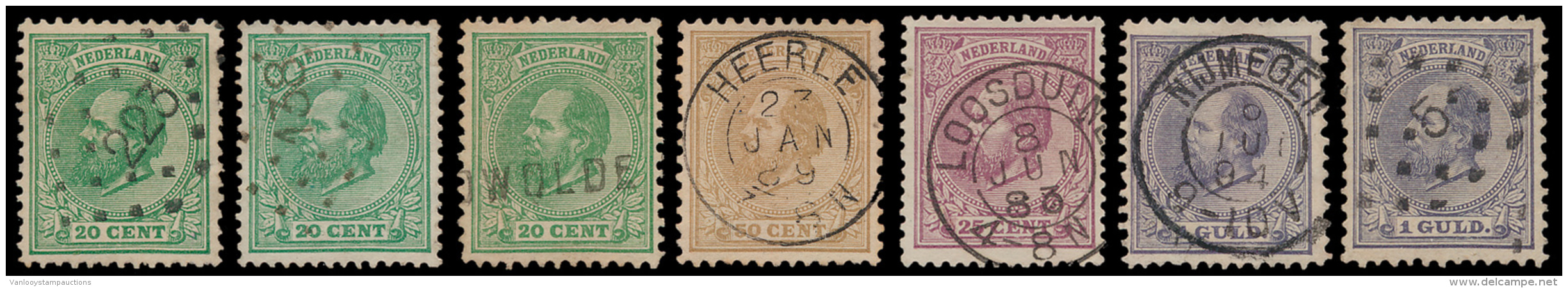 Uitgifte 1872 Zeer Mooie Stempelverzamel - Autres & Non Classés