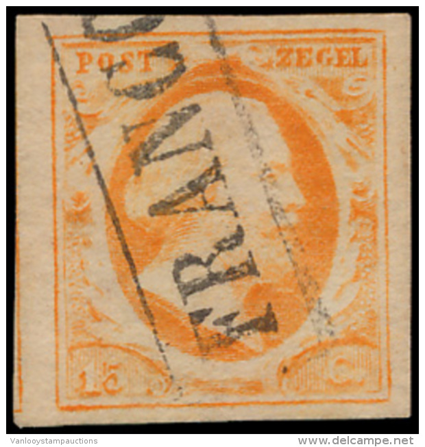 N&deg; 3 '15 Cent Oranje', Zm (NVPH &euro; 170) - Andere & Zonder Classificatie