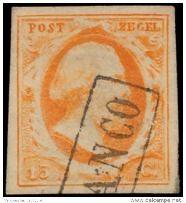 N&deg; 3 '15 Cent Oranje', Zm (NVPH &euro; 170) - Andere & Zonder Classificatie