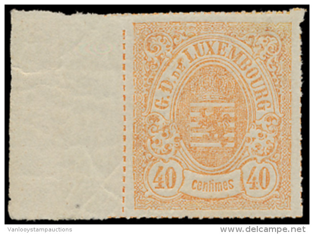 N&deg; 23b '40c Matoranje' Volle Originele G - 1852 Willem III