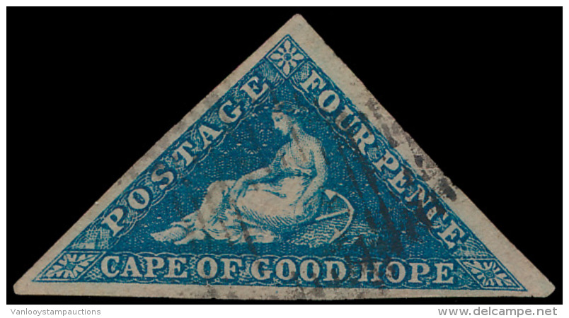 Cape Of Good Hope : N&deg; 6 '1855 Driehoek - Kaap De Goede Hoop (1853-1904)