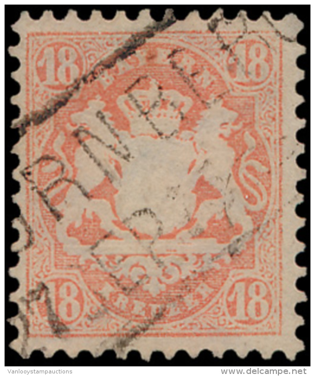 N&deg; 36 '1875, 18 Kr Zinnoberrot' LUXE (Mi - Andere & Zonder Classificatie