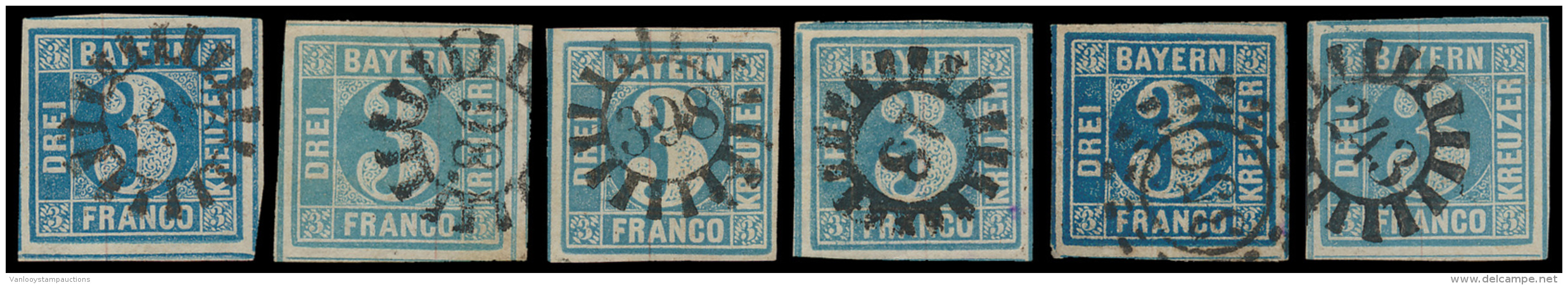 N&deg; 2-II '3 Kr Blauw' (12x), Breed Gerand - Autres & Non Classés