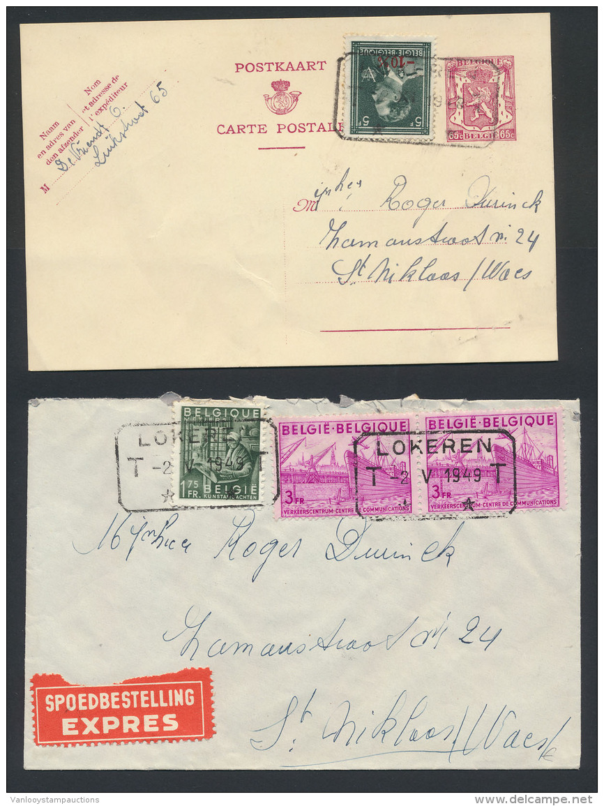 1948/1949, Samenstelling Van 12 Poststuk - Andere & Zonder Classificatie